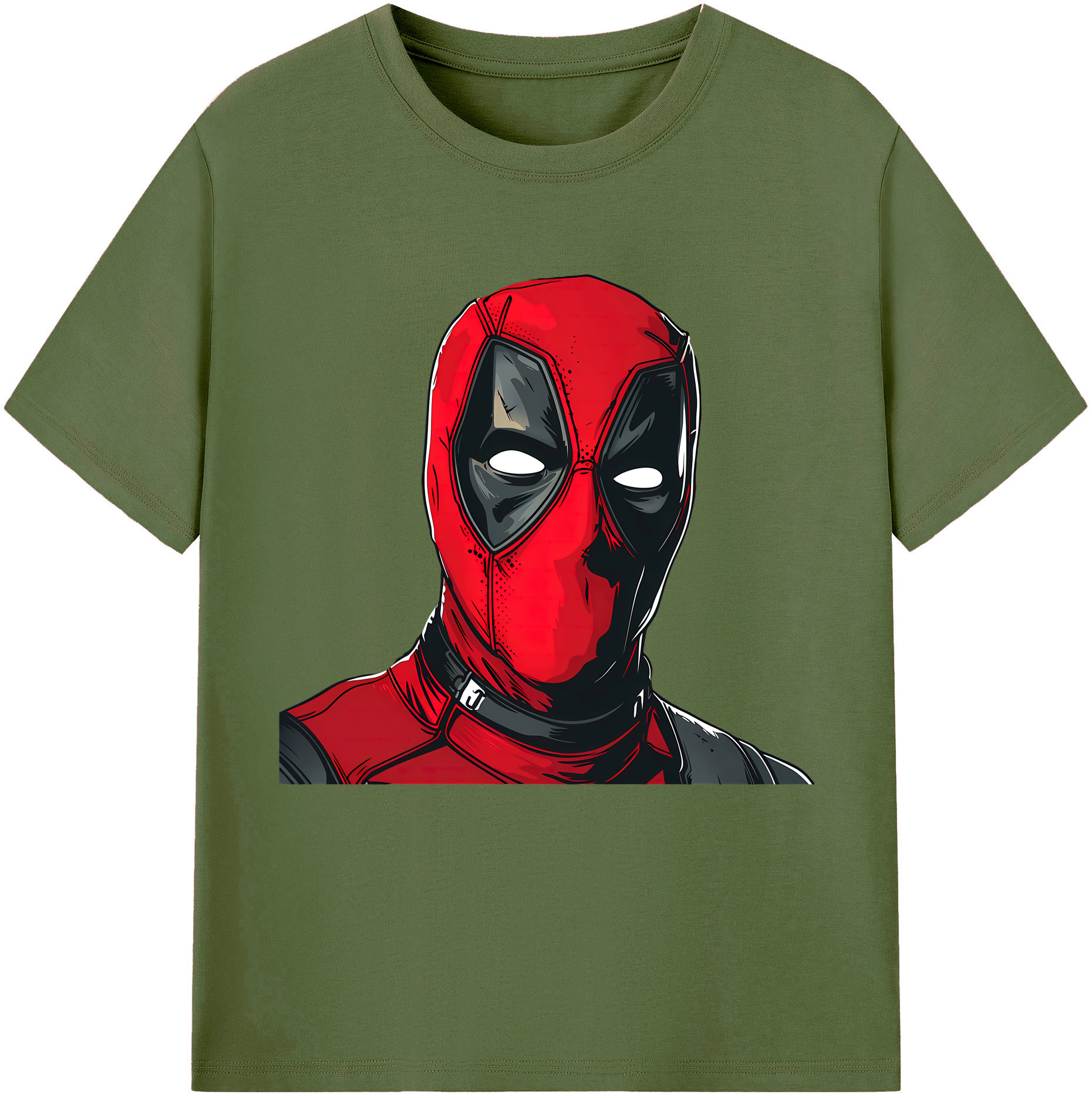 （画像用） Deadpool デッドプール 綿100％半袖Tシャツ（フロントプリント）